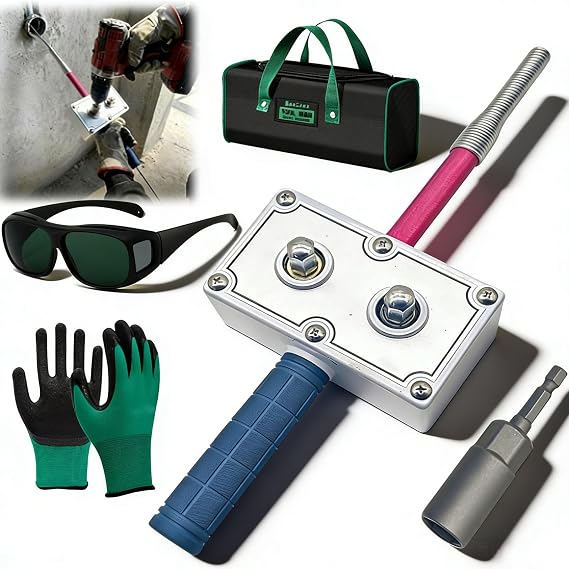 2026 Upgraded Professional Electrician's Wire Pulling Assistant Tool, Automatic Stringing Electrical Wire Puller, Compact Handheld Drill Powered Cable Puller for 5 mm