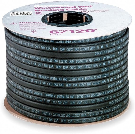 250 ft. Self Regulating Heating Cable, 120V