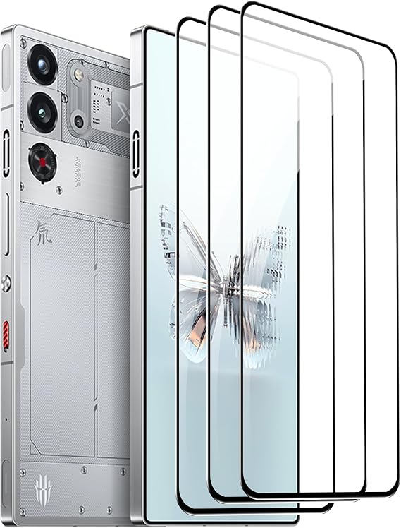 (3 Pack) Designed for Red Magic 10 Pro Screen Protector,Tempered Glass Flim,Anti-Scratch,Bubble Free,Case Friendly