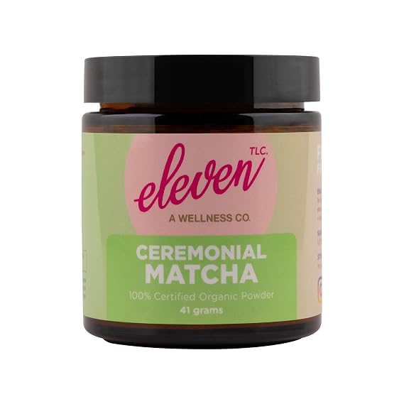 eleven TLC - CEREMONIAL MATCHA POWDER | 100% Organic | Sourced from Japan | GMO Free | 40 Servings