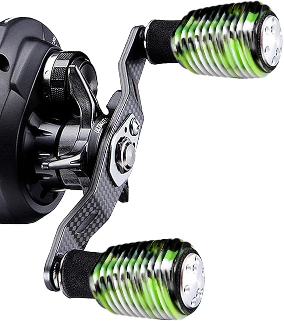 Reel Steering Wheel Cover - Fishing Reel Handle Grip Sleeve with Silicone - Rotary Spinning Casting Reel Universal Rocker Arm Non-Slip Baitcaster Knob Sleeve for Outdoor Use