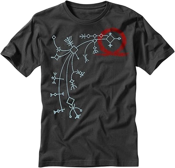 God of War Art Fan Black T Shirt