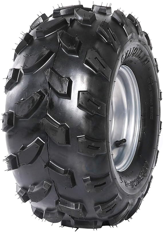 18X9.5-8 Tubeless Tire With 8 inch Wheels Rims for ATV Go Kart Pit Dirt Bike