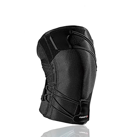 Zamst RK-1 Plus Sports Knee Brace - Compression Knee Brace for Men and Women with Elastic Spiral Design for Knee Pain and IT Band Syndrome - Runner's Knee Brace - Left, Large
