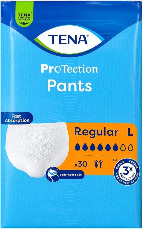 Tena ProTection Pants Regular L Emici Külot Hasta Bezi 6 Damla 30 Adet