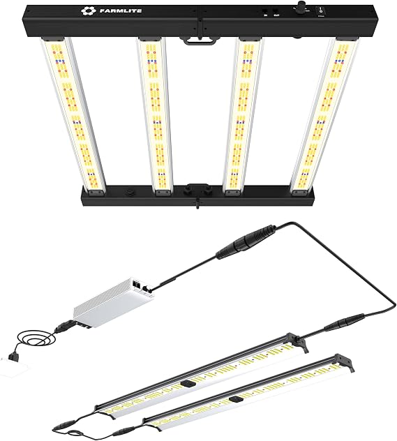FARMLITE Grow Light Bars Full Spectrum Grow Lights for Indoor Plants Dimmable Daisy Chain for Grow Lights Supplemental Lighting for Grow Tent