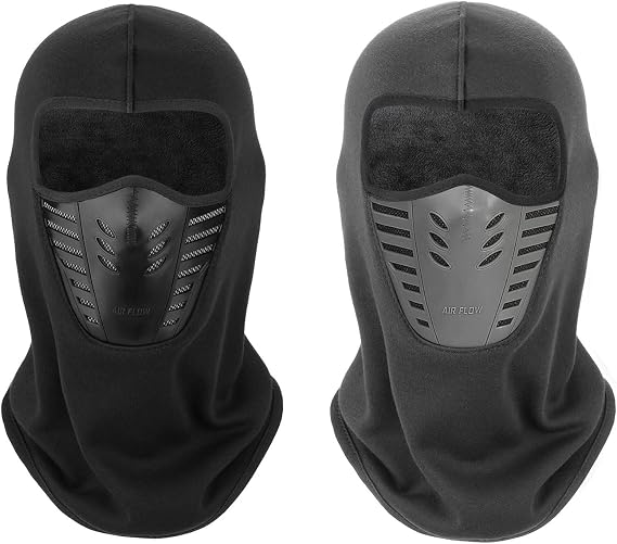 TAGVO Balaclava Ski Mask, Winter Fleece Headwear Riding Hood for Men Women