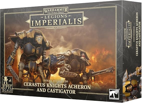 Warhammer Games Workshop Horus Heresy - Legions Imperalis - Adeptus Titanicus: Cerastus Knights Acheron and Castigator [Epic Scale]