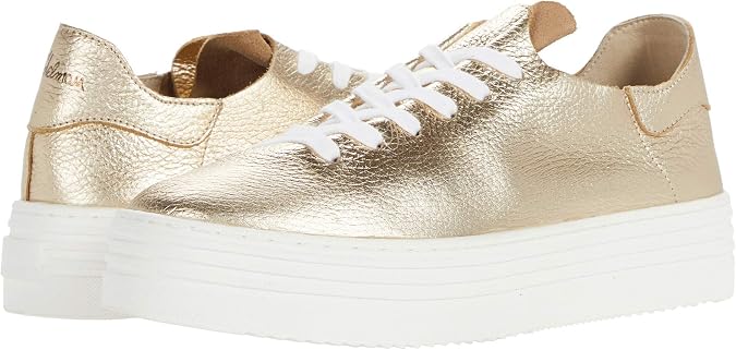 Sam Edelman Women's Pippy Sneaker Molten Gold 9.5 Medium