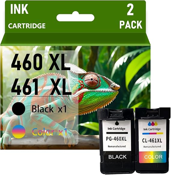 PG-460XL CL-461XL Ink Cartridges Compatible for Canon PG 460 CL 461 XL High