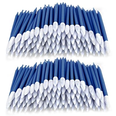 Wellglers Electronics Cleaning swabs,Sponge tip Detail swabs, lint-Free Foam Swab 200pcs Navy Blue