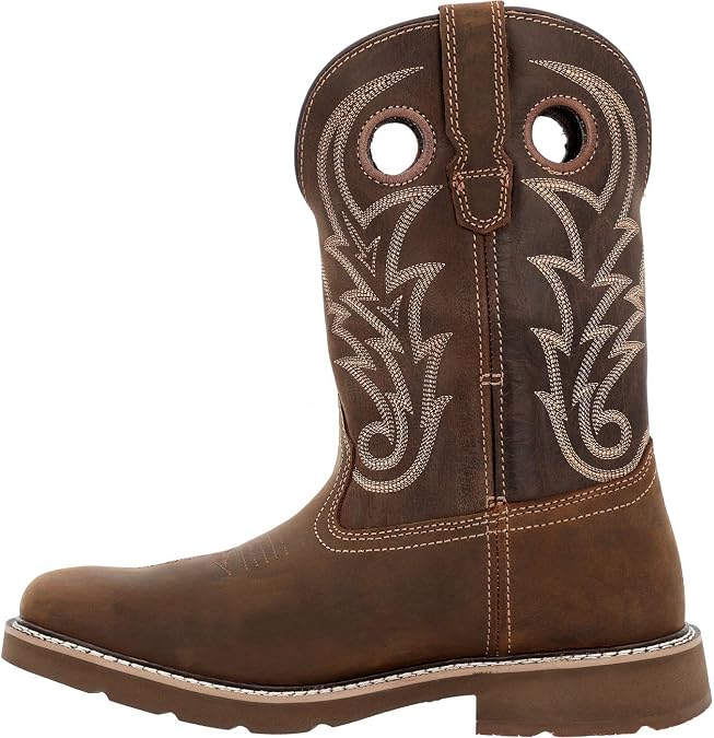 Georgia Boot Core 37 Western 11" Waterproof Pull-On Work Boot