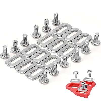 Delta Cleat Screws, SPD Clip Screws, Replacement Screws Compatible with Delta Bike Cleats, SPD Clip Wrench, Indoor Cycling & Road Bike Delta Cleat Screws with Wrench12pcs
