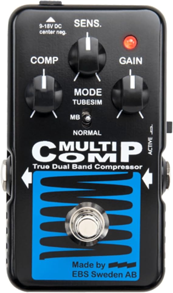 EBS MultiComp Blue Label Bass Compressor Pedal