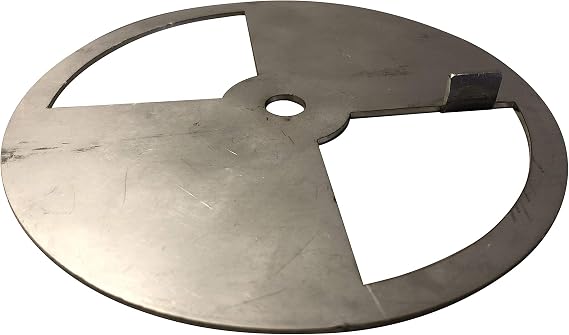 LavaLock STAINLESS STEEL Smoker Pinwheel BBQ fire box cook chamber air Damper Pit Grill Vent (5 inch round)