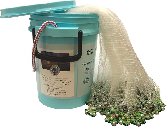 Humpback Cast Net 3/8" Square Mesh (9 Ft)