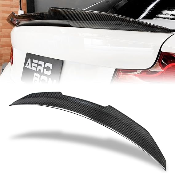 Real Carbon Fiber Trunk Spoiler for 2014-2021 BMW 2-Series F22 Coupe F87 M2