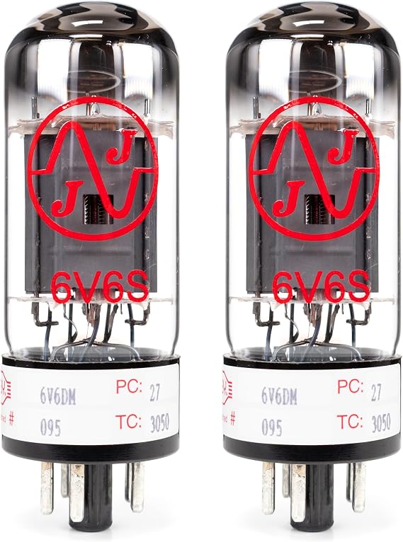 JJ 6V6 Matched Pair Power VacuumTubes