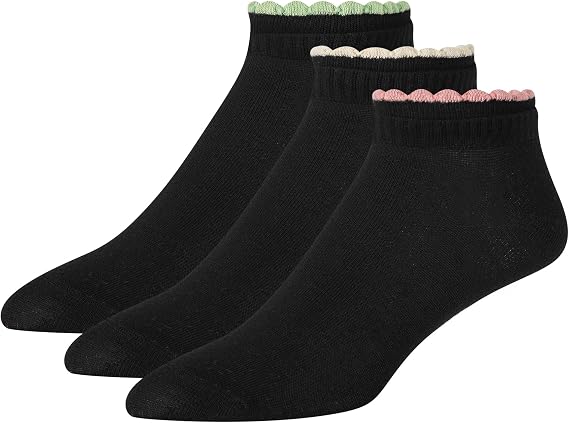 Ted Baker Women's 3 Pack Double Cuff Low Cut Socks