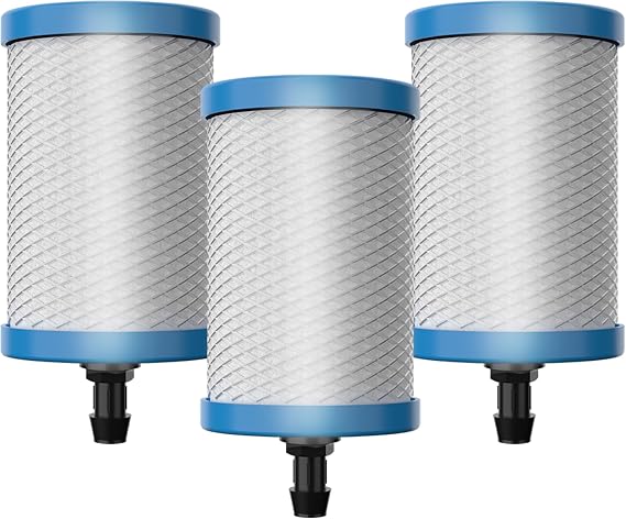Patriot Pure NanomeshTM Water Filter 3-Pack for 200+ Contaminants, Good for up to 800 gallons