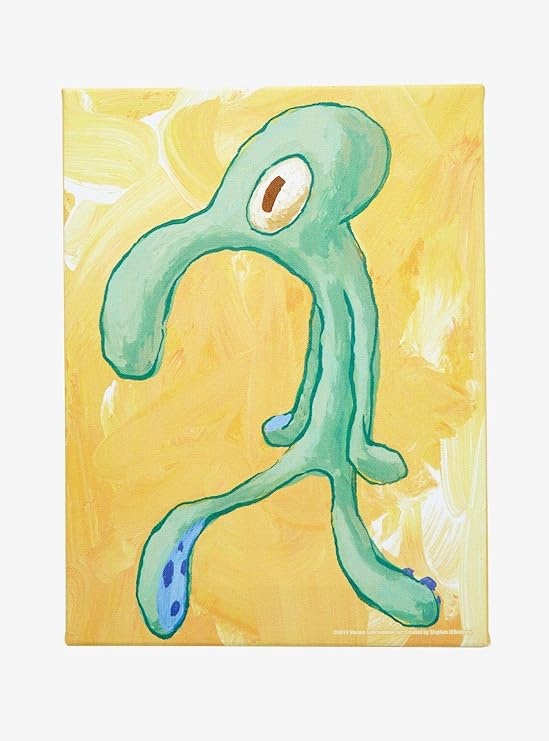 Hot Topic SpongeBob SquarePants Bold And Brash Mini Canvas Wall Art MULTI NONE