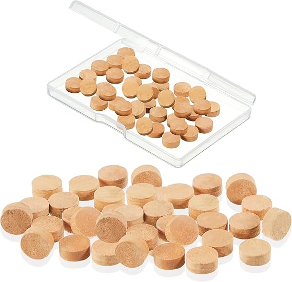 Taiyin 20 Pcs Spit Valve Cork Trombone Trumpet Cork 9x4mm