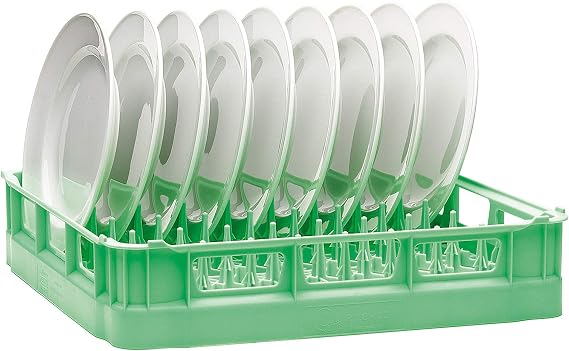 Dishwasher Basket for Plates | Plate Peg Rack | 500x500mm | 18 Flat or 12 Deep Plates