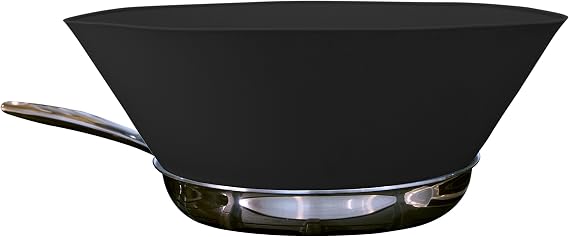 Frywall 10 (Medium) - Black - Splatter Guard, as Seen on Shark Tank