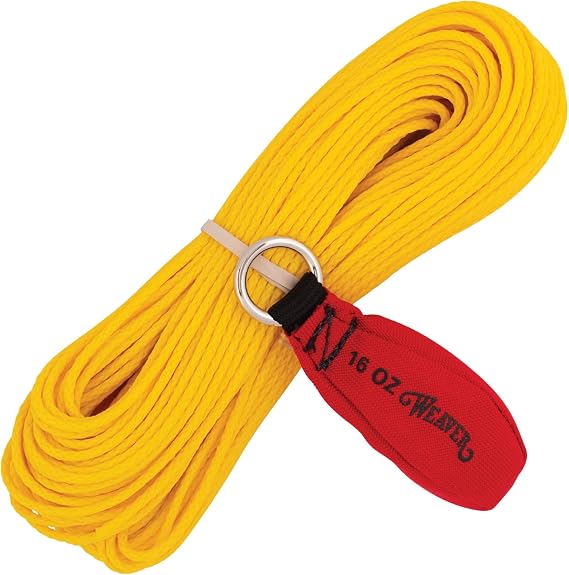 Weaver Arborist Throw Line & Weighted Throw Bag Kit, 150 ft Tree Climbing Rope with 16 oz Throw Weight for Rope Setup, Climbing & Arborist Use
