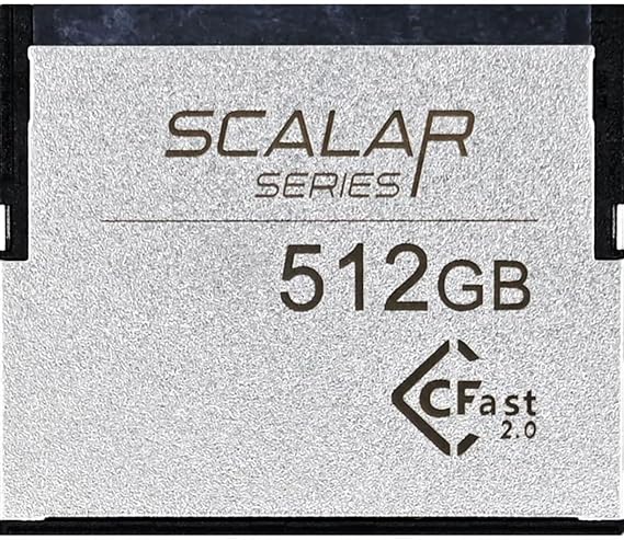 512GB CFast 2.0 Memory Card - up to 4K RAW - EOS-C300 Mark III, Pocket Cinema 4k, Other Cameras (NM365C512GTT9)