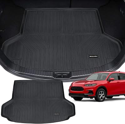 Cargo Liner for 2023 Honda HR-V All Weather Protection TPE Rear Cargo Tray Trunk Mats for Honda HRV 2023 Interior Accessories, Odorless Anti-Slip, Black