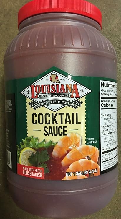 LOUISIANA Fish Fry Products Cocktail Sauce 1 Gallon