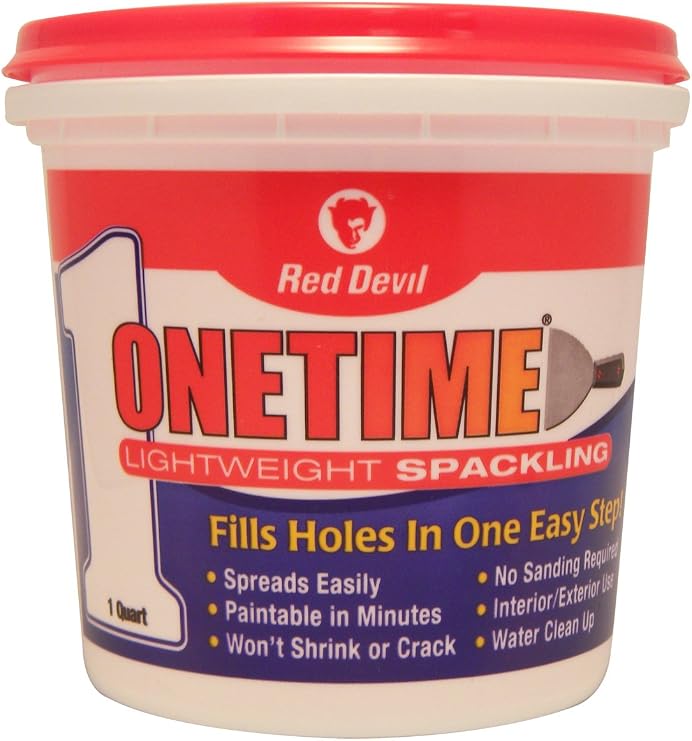 Red Devil 0544 1 Quart Onetime Spackling Interior
