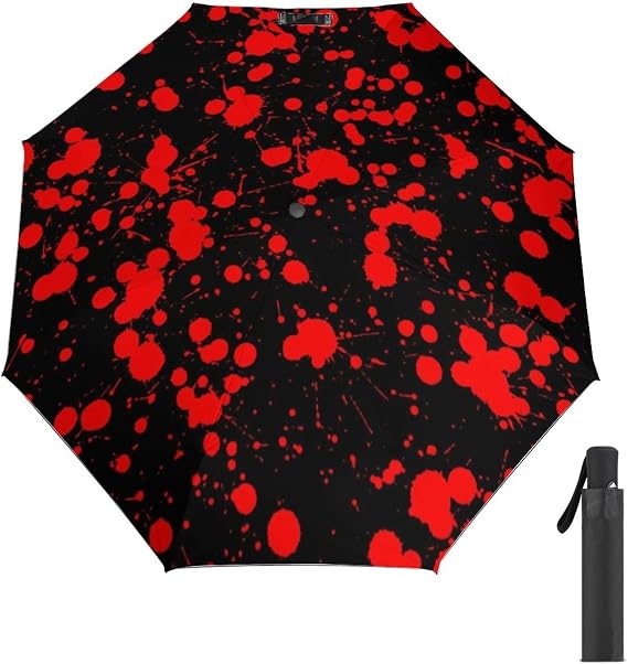Folding Lightweight Sun Umbrella Fit Cars and Backpack, Waterproof Rain Umbrella