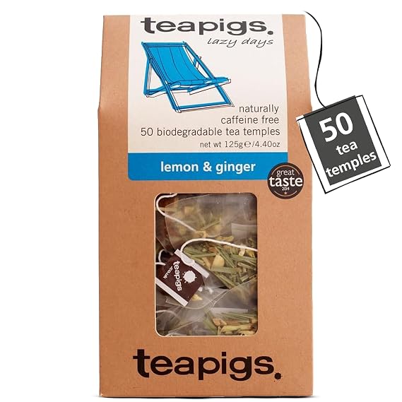 Teapigs Lemon & Ginger Tea 50 Templess