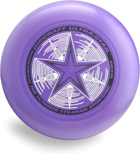 Discraft Ultrastar Sportdisc 175g Stock Ultimate Frisbee Sport Flying Disc Purple Pearl