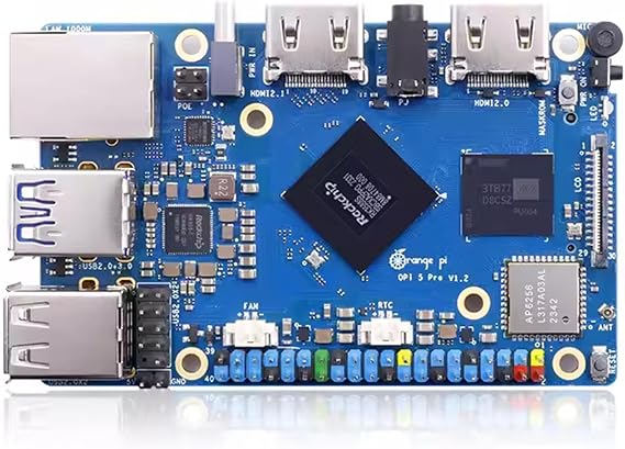 Orange Pi 5 Pro 16GB Ram Single Board Computer RK3588S LPDDR5 Wifi5.0-BT5 Open Source Board M2.0 Support SSD (Pi 5 Pro 16GB)