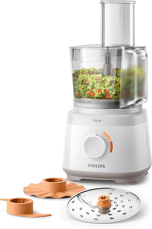 Philips Daily Collection Food Processor (2-in-1 Cutting Disc) White