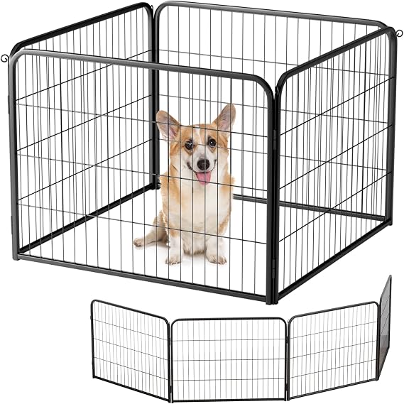 BestPet | Dog Playpen Extender | 24", 4 Panels | Expandable Design