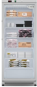 KoolMore 21 Cu. Ft. Commercial Freezer with Glass Door in White - Manual Defrost (KM-FMD20WGD)