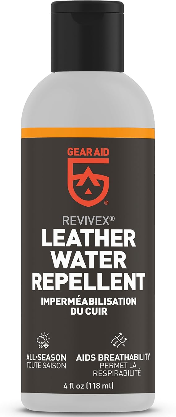 GEAR AID Revivex Leather Water Repellent Shoes and Boots, 4 fl oz
