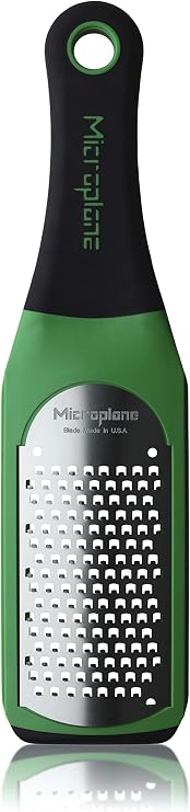 Microplane Artisan Series Cheese Grater and Zester (Coarse, Green)