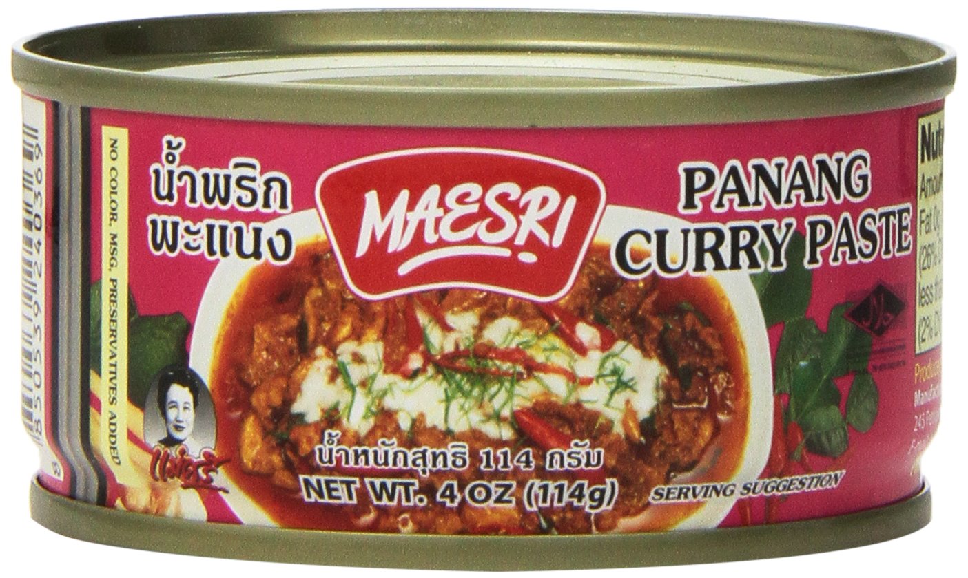 Maesri Thai Panang Curry Paste - 4 Oz Pack of 4