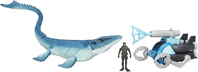 Jurassic Park Mosasaurus vs. Submarine Toy Figure