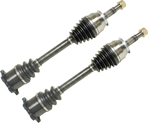 DTA NI21592159 front Left Right Pair - 2 New Premium CV Axles Compatible With Nissan Titan, Armada 2004-2015, Compatible With Infiniti QX56 2004-2012