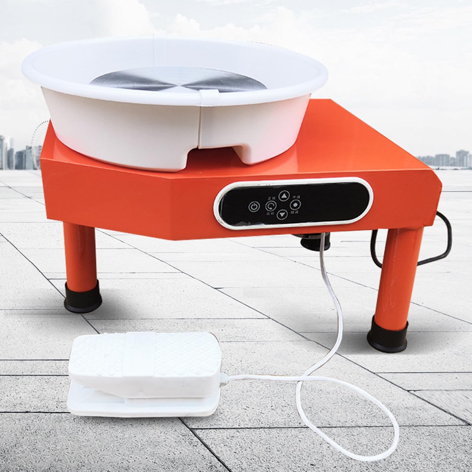 Electric Pottery Wheel Ceramic Machine for Adults and Kids 250W350W Pottery Wheel Machine Clay Ceramic Shaping Forming DIY Art Craft Tool Kit,350W-Singlecontrol