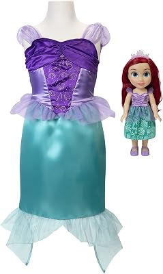 Disney Princess My Friend Ariel Doll with Child Size 4-6X Dress Gift Set Exclusive
