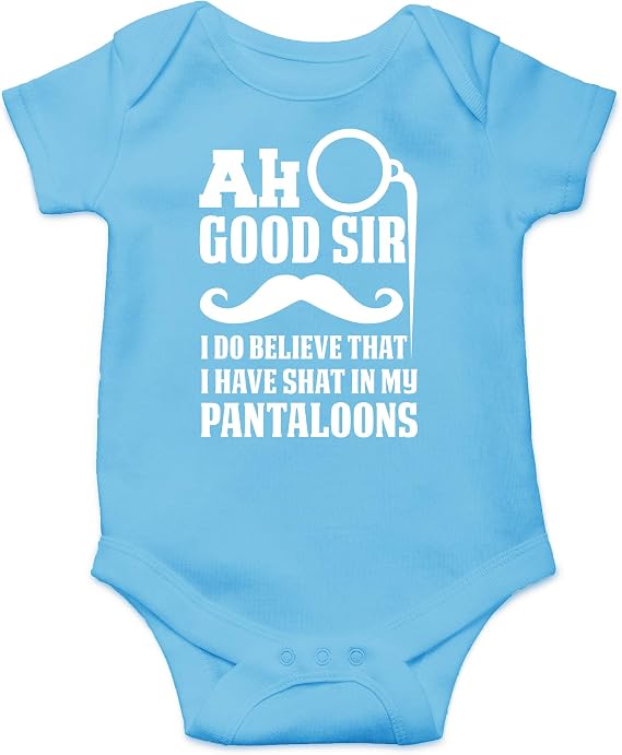 CBTwear Good Sir I Have Poo in My Pantaloon Funny Baby Bodysuit