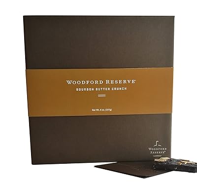 Woodford Reserve Premium Bourbon Butter Crunch Gift Box, 16 Candies per box, delicious and perfect for holiday gifts