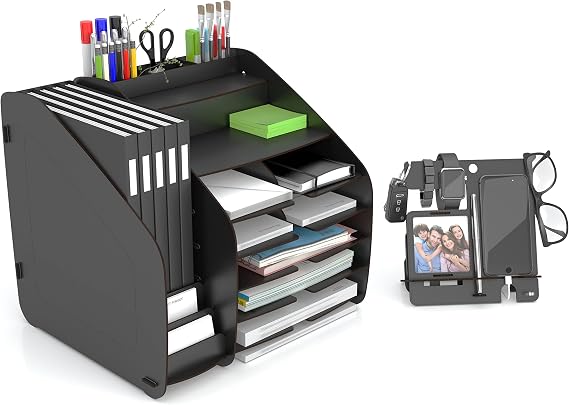 Design OTTO Fx-xl Modest - 2 Renk - A4 Evrak Rafı Masaüstü Organizer design_otto_fx_XL_Modest (Siyah)